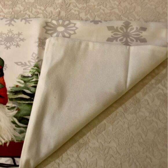 Christmas Gnome Sleigh Pillow Cover - Picture 3 of 3